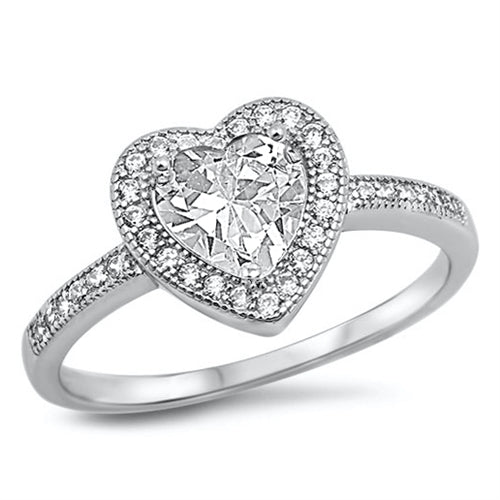 Anillo Corazón Plata 925