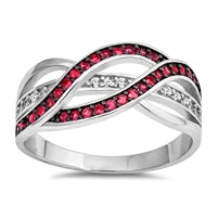 Anillo Ruby zirconia Plata 925