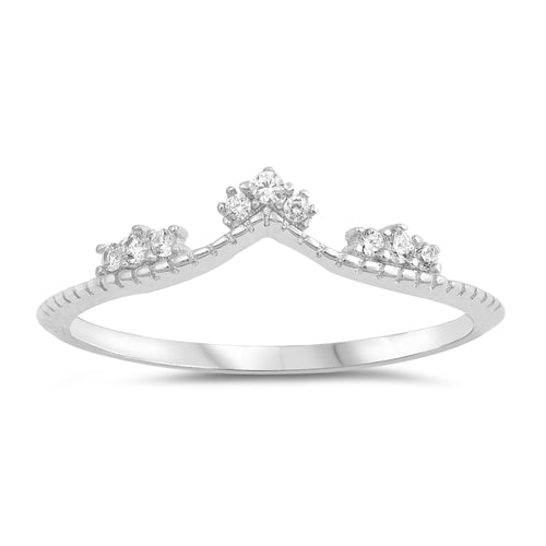 Anillo shape v crown Plata 925