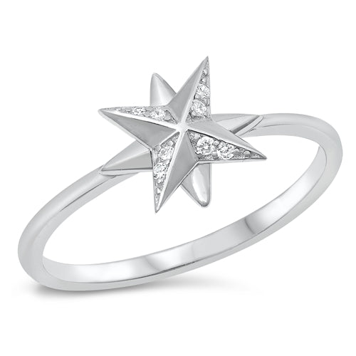 Anillo Estrella Plata 925