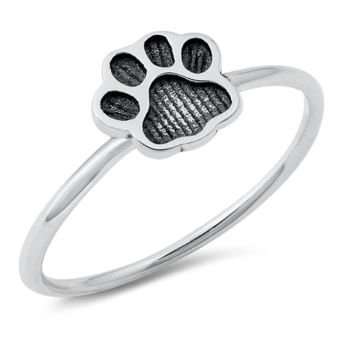 Anillo Paw Plata 925