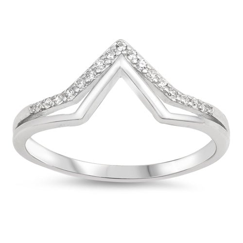 Anillo V Shape Plata 925