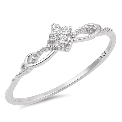 Anillo Flor Plata 925