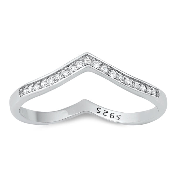 Anillo Shape V Plata 925