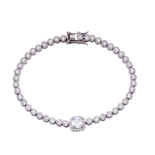 Pulsera Tennis Plata 925