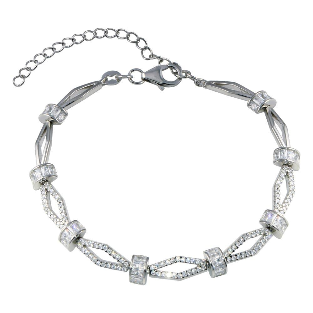 Confetti CZ Bracelet Plata 925