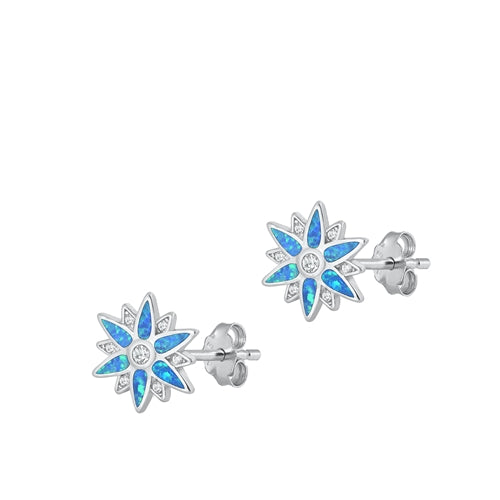 Lap Opal Earrings Plata 925