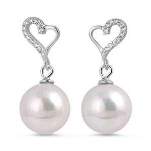 Perla Zirconia Earrings Plata 925