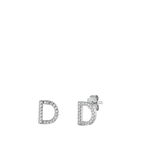 Earrings Initials Plata 925