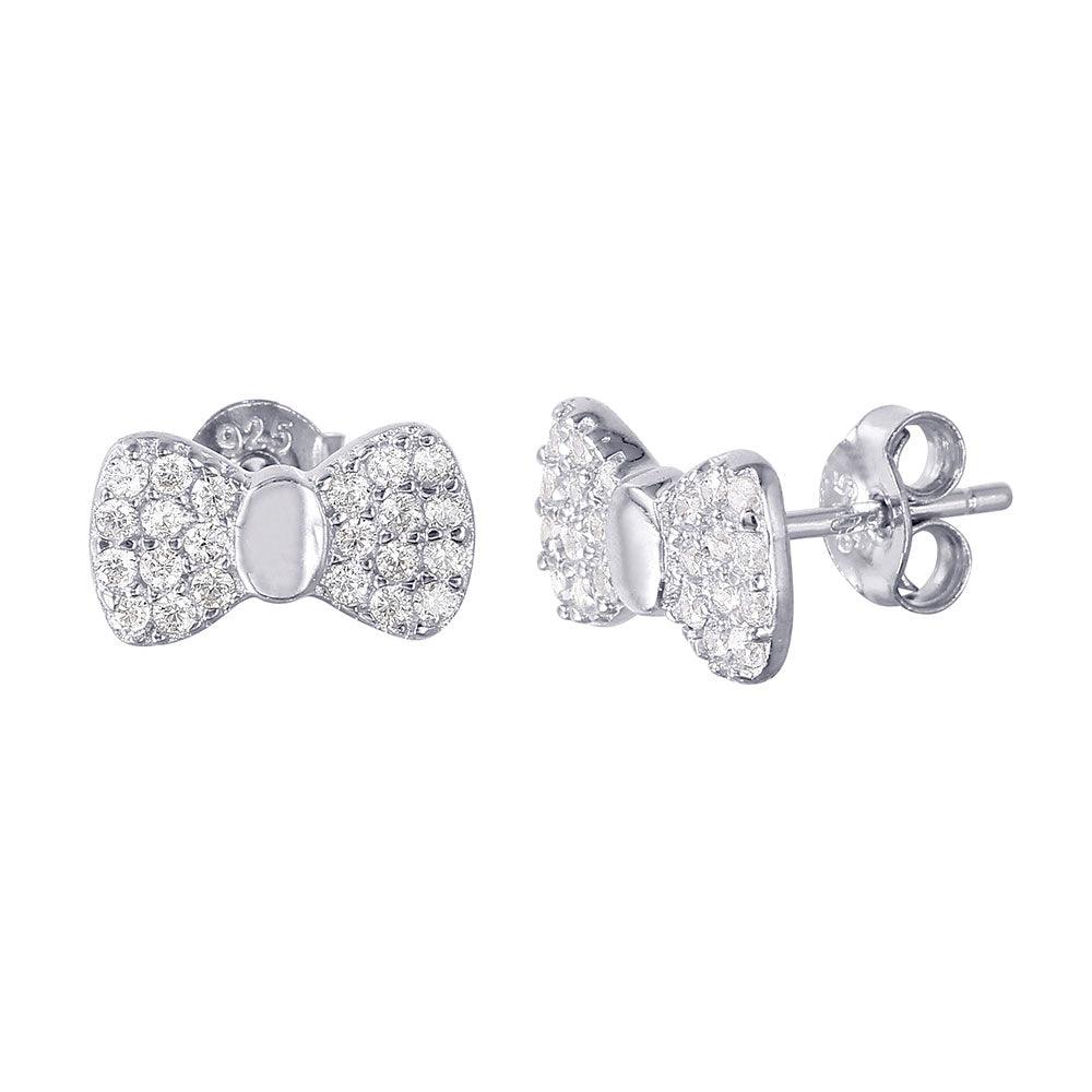 Earrings Bows Plata 925