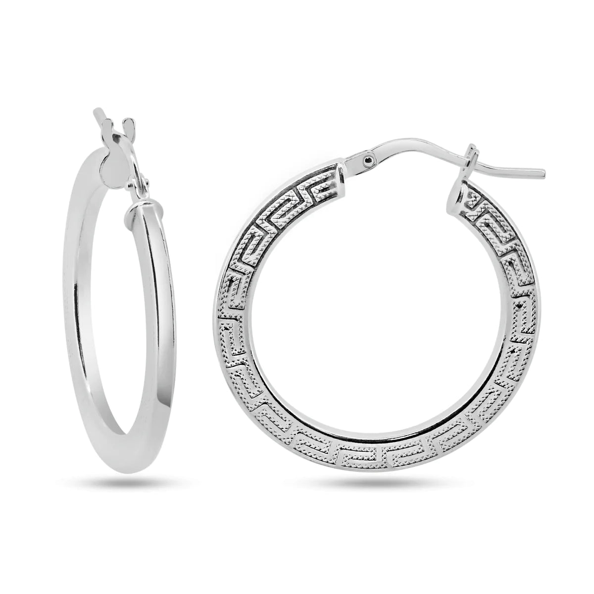 Celtic Hoop Earrings Plata 925