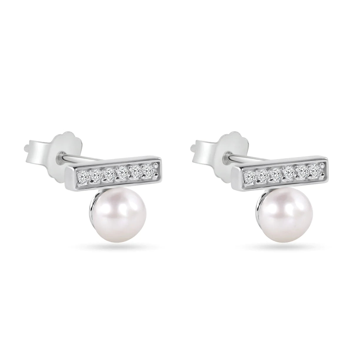 Pearl Earrings Plata 925