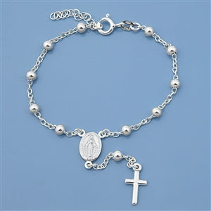 Rosary Bracelet Plata 925