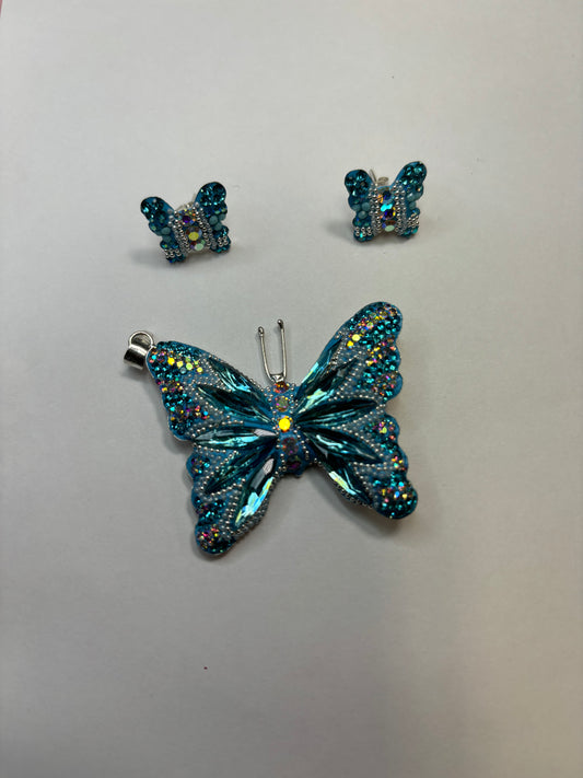 Plata 925 Set Mariposa