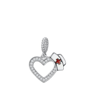 Nurse Hat Pendant Plata 925